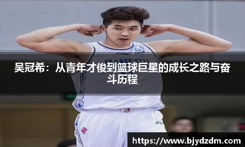 吴冠希：从青年才俊到篮球巨星的成长之路与奋斗历程